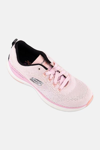 SKECHERS Women Ultra Groove Lace Up Training Shoes, Light Pink