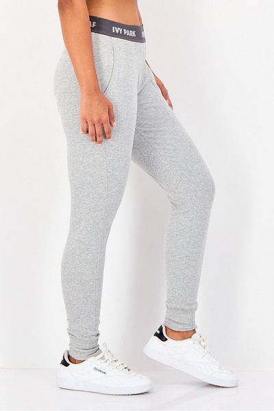 Ivy Park Women Sportswear Fit Brand Logo Leggings, Grey