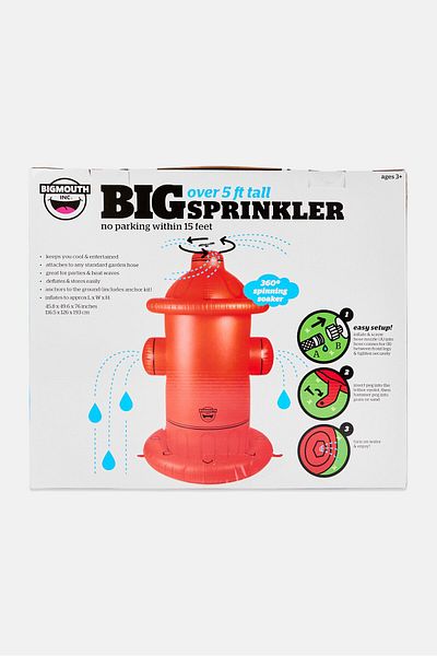BIG MOUTH TOYS رشاشات إطفاء الحرائق القابلة للنفخ