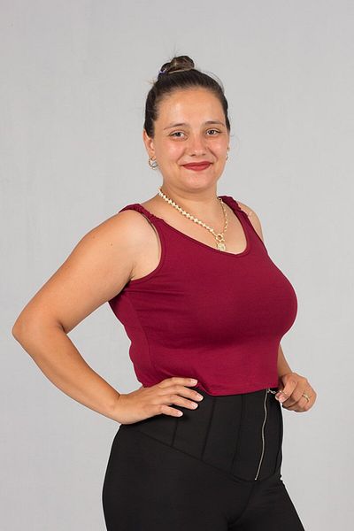Truva XXL Plus Size Burgundy Strap Gathered Crop: the New Address of Elegance and Comfort