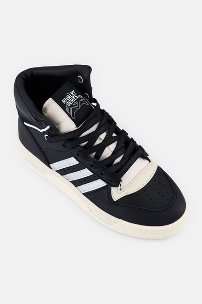 adidas Kids Boy Rivalry HI Consortium Lace Up Outdoor Shoe, Black