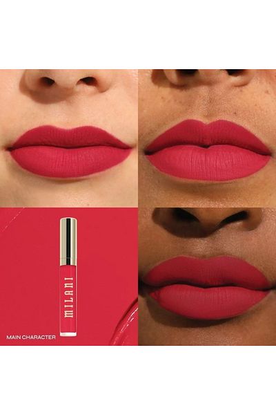 MILANI Stay Put Liquid Lipstick 180 Main Character – Bold Matte, Smudge-Proof, 16-Hour Wear