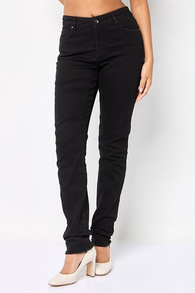 Armani Exchange Women Super Skinny Fit Washed Stretchable Denim Jeans, Black
