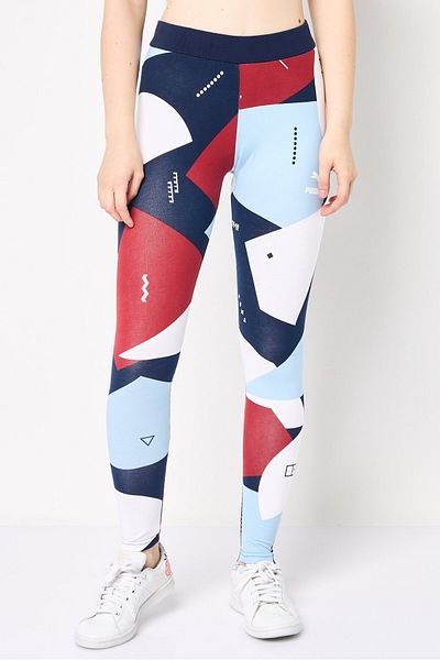 Reebok Women Sportswear Fit Pull On Training Leggings, Multicolor
