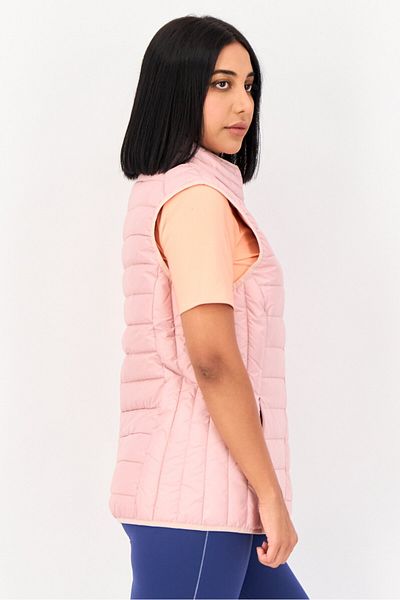 Ellesse Women Sportswear Fit Brand Logo Sleeveless Training Vest, Pink