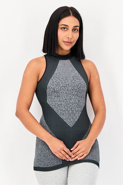 adidas Women Sportswear Fit Sleeveless Training Tank Top, Grey