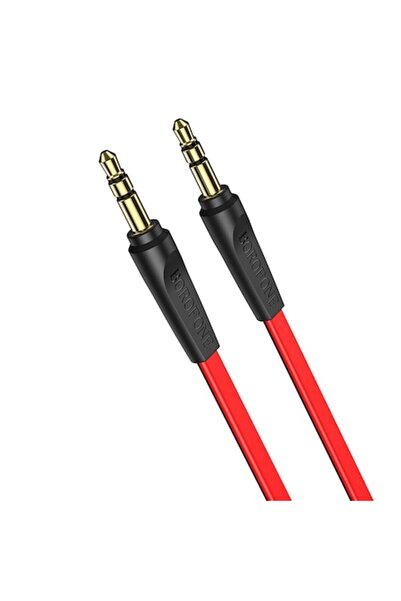 dalip Cablu audio, Jack 3.5mm mascul la Jack 3.5mm mascul, plat, 1m, roșu-negru