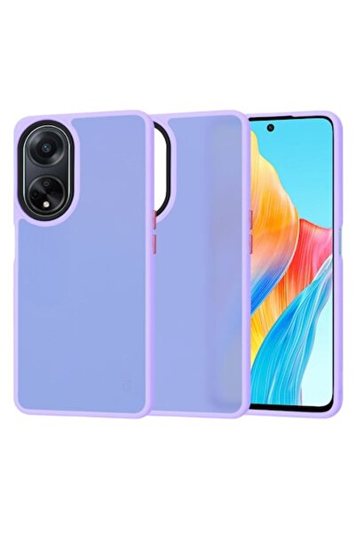 Dali Carcasă de protecție compatibilă cu Oppo A98 5G HaloFrost, TPU, violet deschis