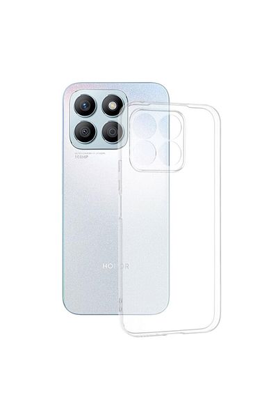 Dali Protective case compatible with Honor X8b, Clear Silicone, Transparent
