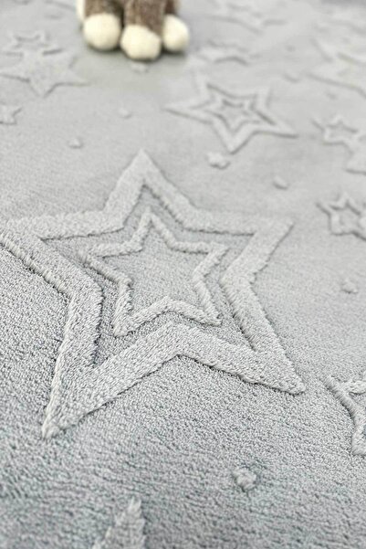 Decomia Home Stary Premium Plush Soft Shaggy Rug Non-Slip Backing Self-Patterned Rug for Children Kids Room