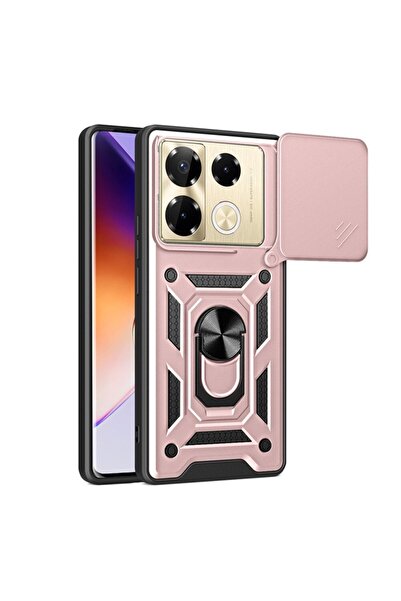 Dali Protective Armor Case for Infinix Note 40 Pro 4G, CamShield Series, Rose Gold