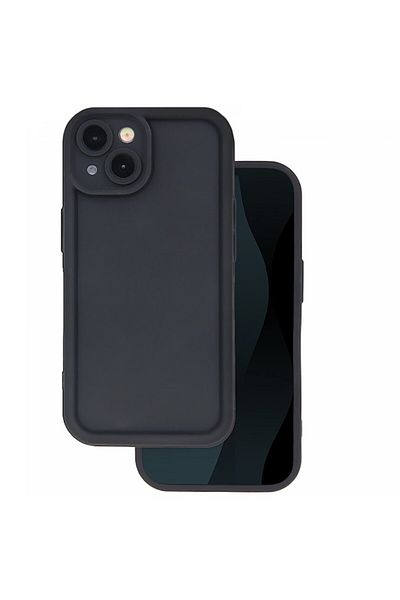 Dali Protective Case for Oppo Reno 11F 5G, Rim Case, Raised Edges, TPU, Black