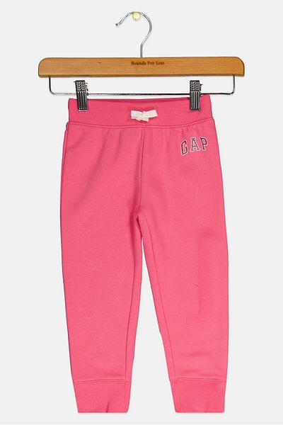 GAP Toddlers Girl Brand Logo Sweatpants, Pink