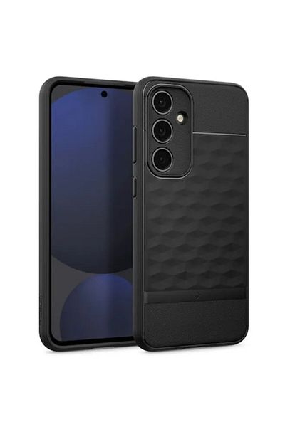 caseology Protective Case Compatible with Samsung Galaxy S24 Ultra, Parallax, TPU, Black