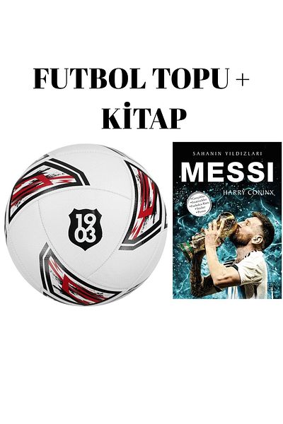 Beşiktaş Premium Football Ball No:5 White Book with Gift