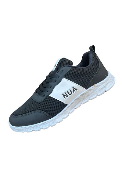 NUA 010 Mesh Fabric Non-Slip Sole Summer Black Sports Shoes