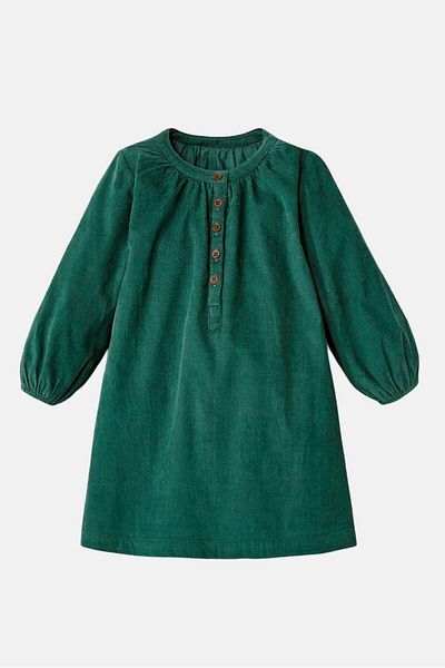 Tchibo Kids Girl Ribbed Dress, Green