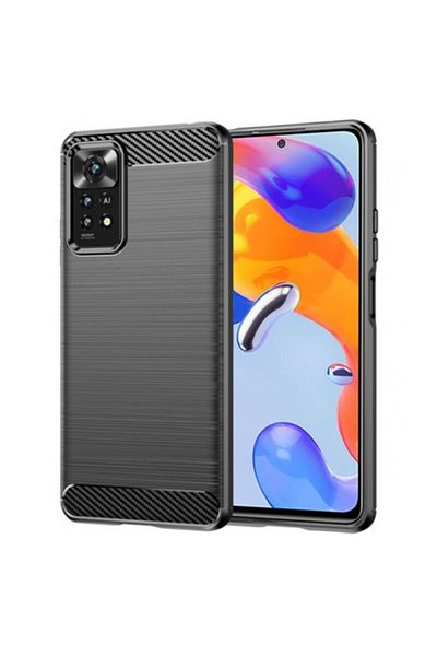 Dali Protective Case Compatible with Xiaomi Redmi Note 11 Pro 4G/Note 11 Pro 5G/Note 12 Pro 4G, Carbon Si