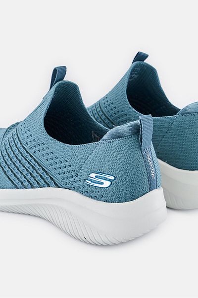 SKECHERS Women Classy Charm Slip On Shoes, Sage Green