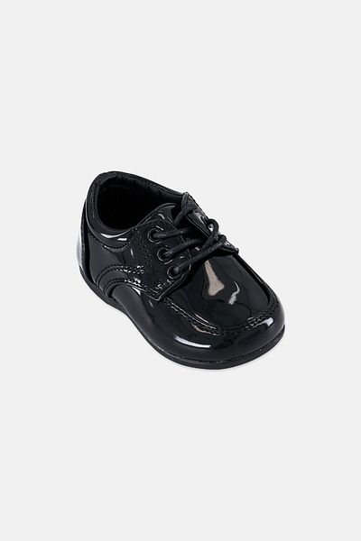 Josmo Toddlers Boy Lace Up Formal Shoes, Black