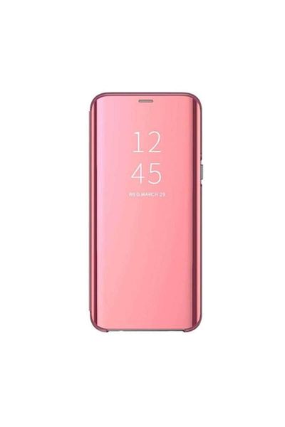 Dali Protective Flip Cover Compatible with Samsung Galaxy S23 Ultra, Clear View, Rose Gold