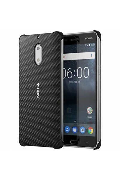 Dali Carcasă de protecție compatibilă cu Nokia 6, carcasă din fibră de carbon...