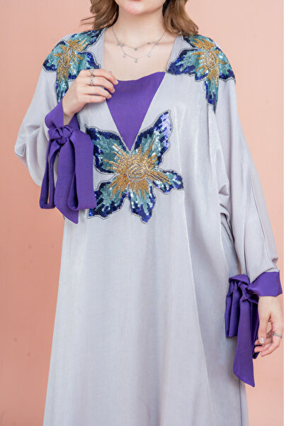 IKKXA Crystal Handwork Modern Jalabiya