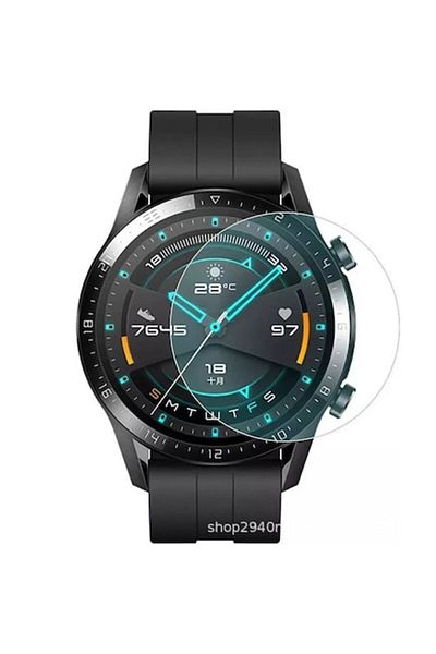 Flo Ecran de protecție compatibil cu Galaxy Watch4 40MM, sticlă securizată 2.5 D, transparent