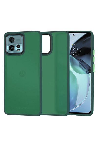 Dali Protective Case Compatible with Motorola Moto G72, HaloFrost, MagSafe Compatible, TPU, Green
