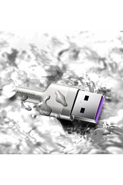 Dali Cablu de încărcare și transfer de date, USB-A la USB Tip-C, Seria Cafule Metal, 66W, lungime 2m, Negru-Gri