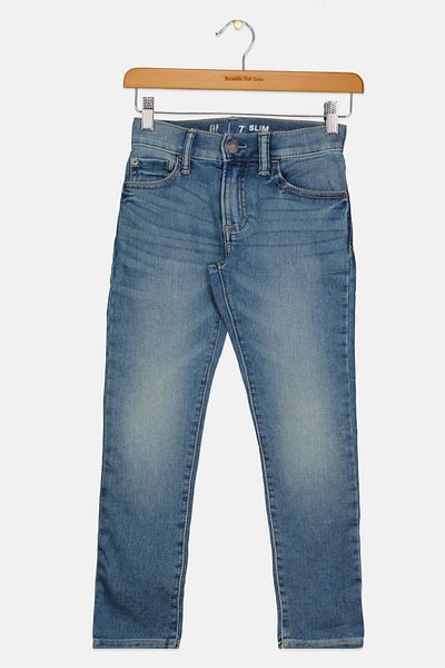 GAP Kids Boy Slim Medium Washed Jeans, Blue