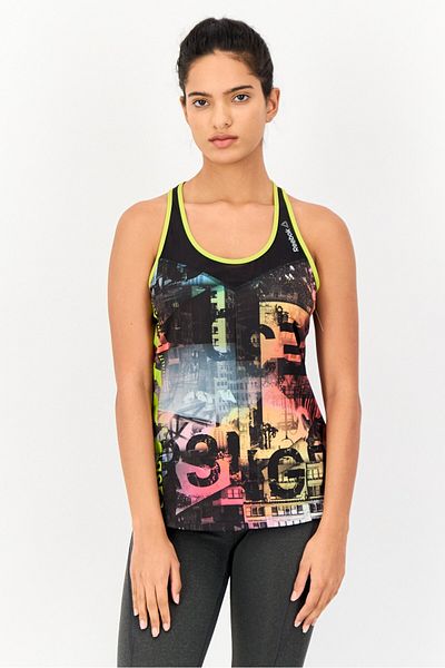 Reebok Women Sportswear Fit Sleeveless Training Top, Multicolor