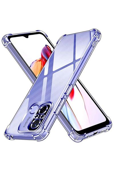 Dali Protective Case Compatible with Xiaomi Redmi 12C, ShockProof, Clear Silicone, Reinforced Edges, Tran