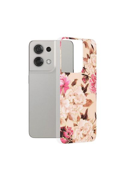Dali Protective Case Compatible with Oppo Reno 8, Marble Series, TPU, Mary Berry Nude, Multicolor