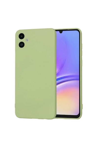 Dali Protective Case Compatible with Samsung Galaxy A05, SoftFlex, Silicone, Matcha Green
