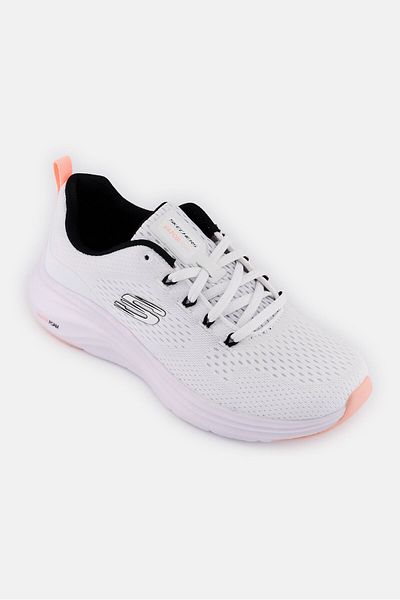 SKECHERS حذاء نسائي خارجي برباط Vapor Form، أبيض
