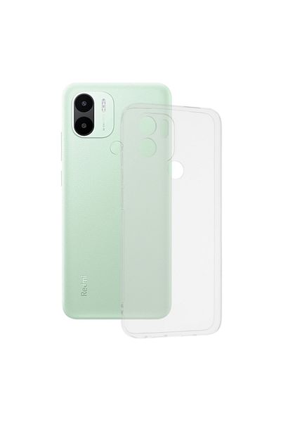 Dali Protective Case Compatible with Xiaomi Redmi A1 Plus/A2 Plus, Clear Silicone, Transparent