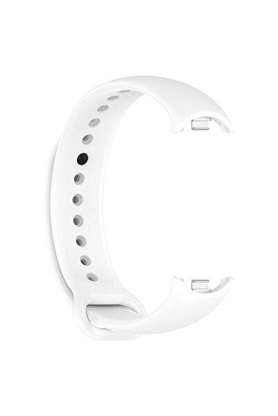 Dali Brățară fitness compatibilă cu Xiaomi Mi Band 8 și Mi Band 8 NFC, silicon, albă