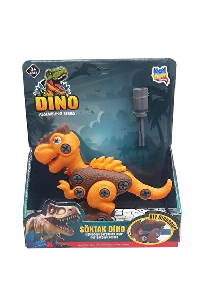 Kayyum Oyuncak Kayyum Sök Tak Dinazor 01013 Turuncu