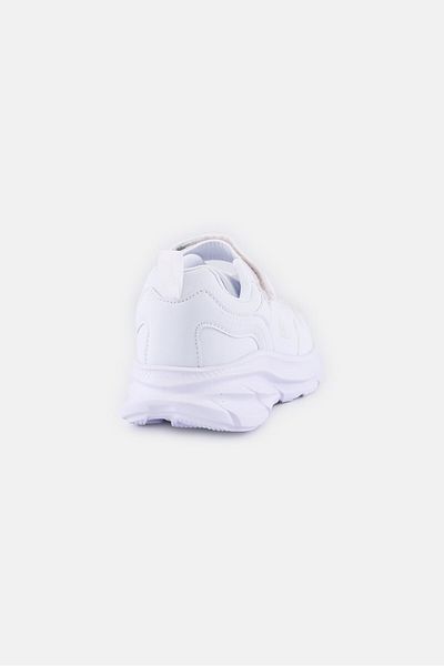 RBX Kids Boy Velcro Closure School Shoes, White