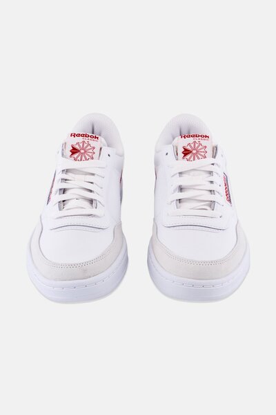 Reebok Men Court Peak Lace Up Tennis Shoes, White