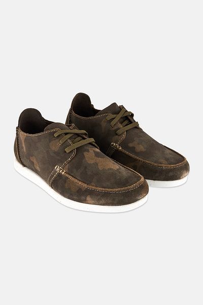 CLARKS Men Standard Shacrelite Low Camouflage Lace Up Casual Shoes, Multicolor