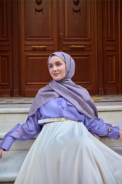 Silk Home Μονόγραμμα Βαμβακερό Μεταξωτό Σάλι 461001-17