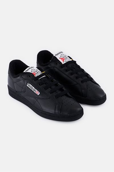 Reebok Kids Boy Club C Ground Lace Up Tennis Shoes, Black