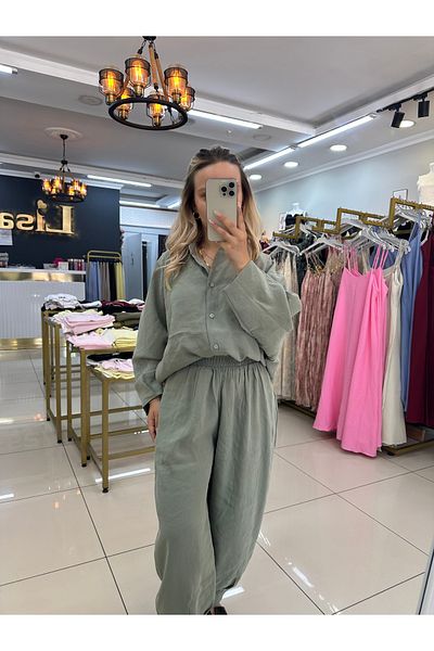 LİSAA BUTİK Women's Premium Shirt Pants Set