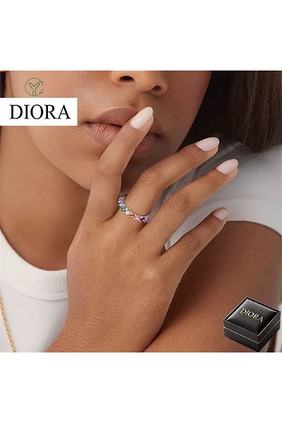 Belora Inel din argint Rainbow Bliss, marca Diora - 6