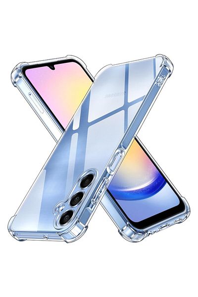 Dali Husă de protecție pentru Samsung Galaxy A25 5G, rezistentă la șocuri, silicon transparent, colțuri întărite, transparentă