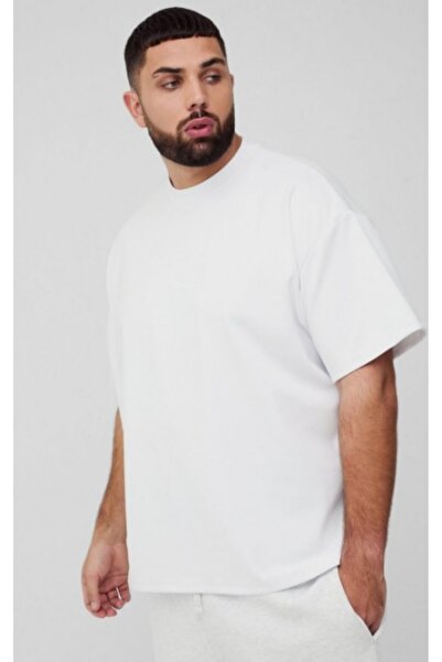 LADY HAZAL Μαύρο μπλουζάκι με λαιμόκοψη Oversize Μπλουζάκι Big Size Ανδρικό