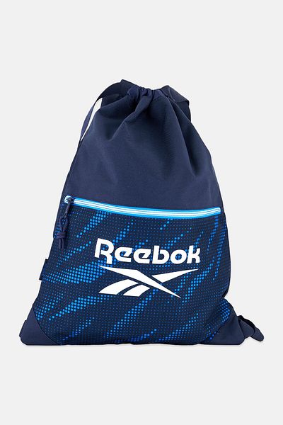 Reebok Men Brand Logo Gym Bag, Black