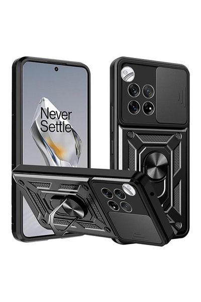 Dali Protective Case for OnePlus 12, Camshield Series, Camera Protection, Reinforced Edges, TPU, Black